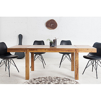 Rozkladací jedálenský stôl 20976 120/200x80cm Masív drevo Palisander