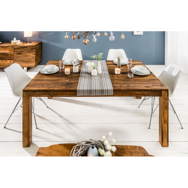 Rozkladací jedálenský stôl 35299 160/240x100cm Masív drevo Palisander Rozkladací jedálenský stôl 35299 160/240x100cm Masív drevo Palisander