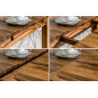 Rozkladací jedálenský stôl 35299 160/240x100cm Masív drevo Palisander Rozkladací jedálenský stôl 35299 160/240x100cm Masív drevo Palisander