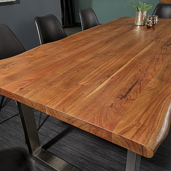 Jedálenský stôl 35943 160x90cm Masív drevo Acacia