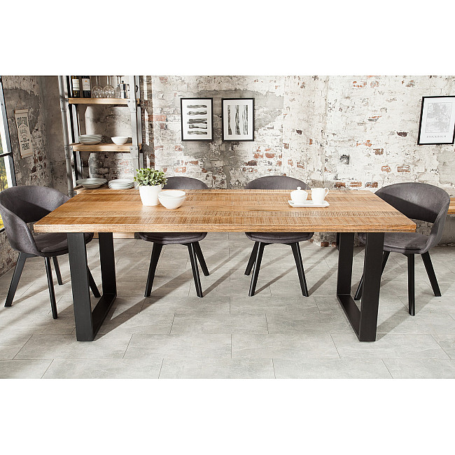 Jedálenský stôl 38656 160x90cm Masív drevo Mango prírodné