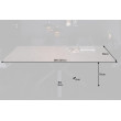 Rozkladací jedálenský stôl 41091 180/225x90cm Betón keramika Rozkladací jedálenský stôl 41091 180/225x90cm Betón keramika