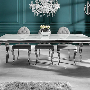 Jedálenský stôl 39995 180x95cm Modern Barock Mramor