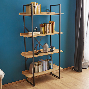 Knižnica/Regál 39705 90cm Dub