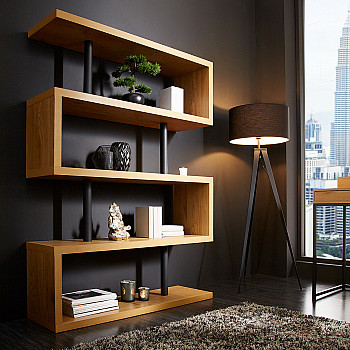 Knižnica/Regál 41214 120cm Snake Dub