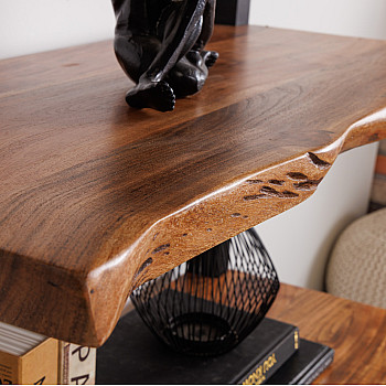 Knižnica/Regál Mammut 41628 85cm Drevo Acacia