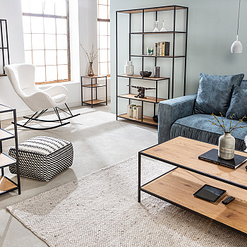 Knižnica/Regál 42024 115cm Slim Line Divoký Dub