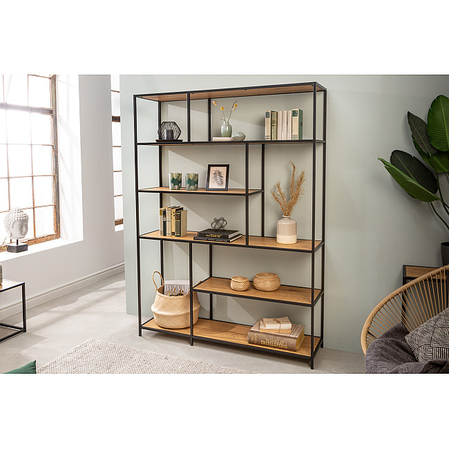 Knižnica/Regál 42026 135cm Slim Line Divoký Dub