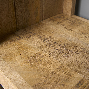 Knižnica/Regál 42375 40cm Drevo Mango