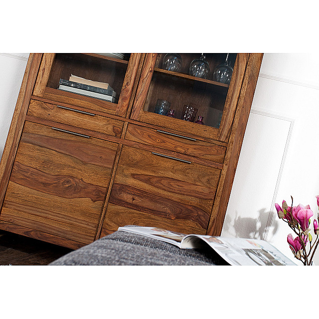 Komoda/Vitrína 22685 120cm Drevo Sheesham/Palisander