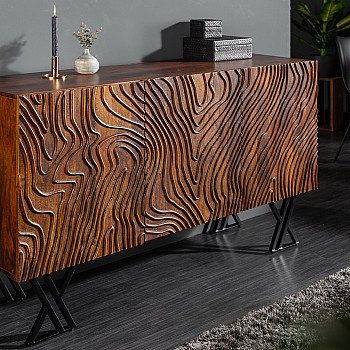 Komoda 40244 160cm Fluid  Drevo Mango hnedá