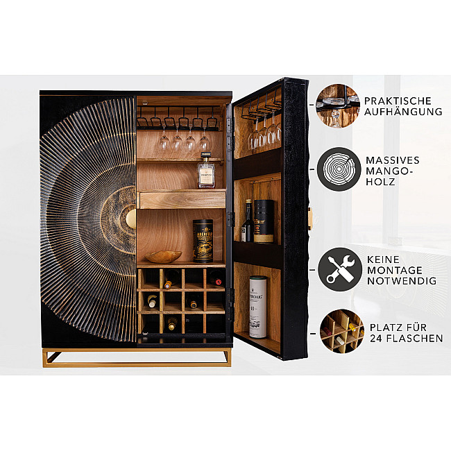 Komoda/Bar 44252 95cm Bailey Drevo Mango