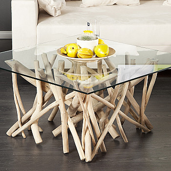 Konferenčný stôl 19806 80x80cm Drevo Teak - PRODUKT JE SKLADOM U NÁS - 1Ks