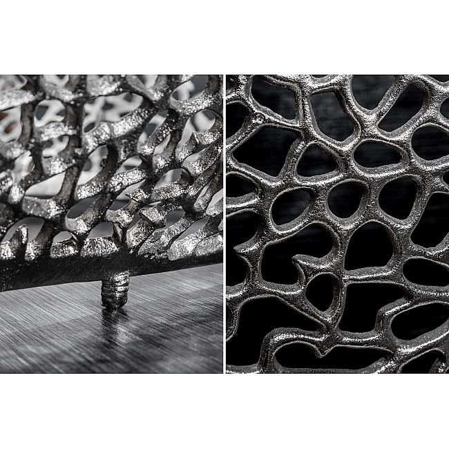 Konferenčný stôl 40284 120x70cm Aluminium Silver