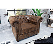 Kreslo 17383 Chesterfield Antik hnedá
