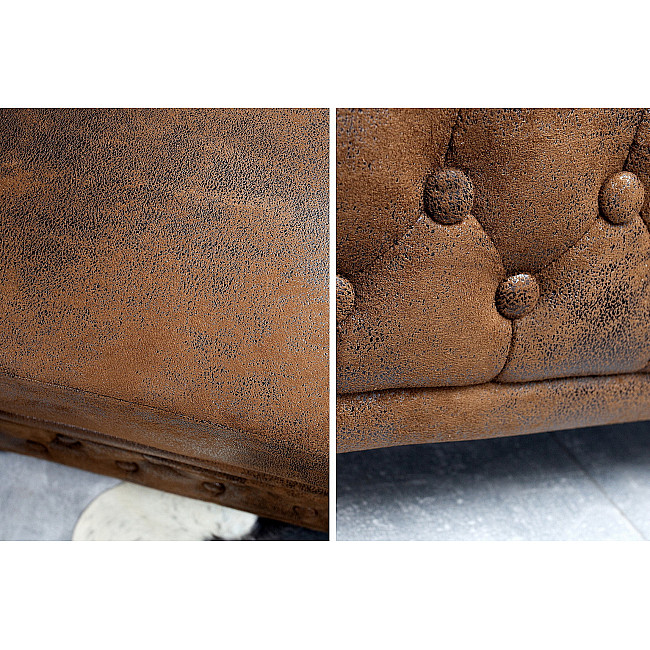 Kreslo 17383 Chesterfield Antik hnedá