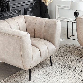 Kreslo 43267 Noblesse Zamat Champagner