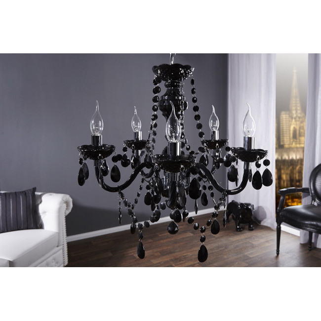 Luster 1452 5-Ramien čierny - PRODUKT JE SKLADOM U NÁS - 1Ks Luster 1452 5-Ramien čierny - PRODUKT JE SKLADOM U NÁS - 1Ks