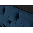 Posteľ 40556 180x200cm Zamat tmavomodrá