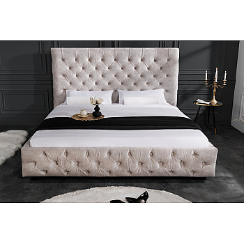 Posteľ 43106 160x200cm Zamat Champagne