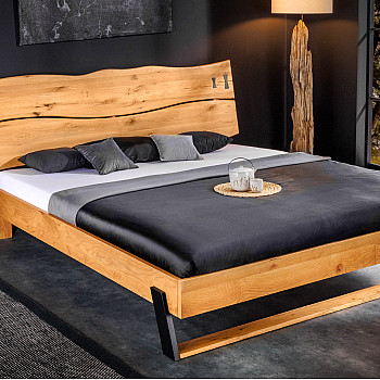 Posteľ 43556 180x200cm Amazonas Masív drevo Dub