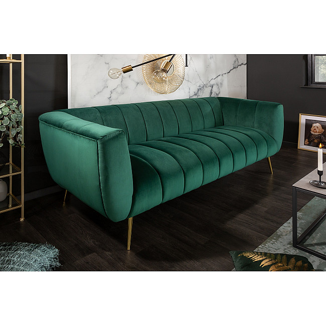 Sedacia súprava 40404 225cm Noblesse Zamat Smaragdovozelená