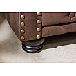 Sedacia súprava 40652 Chesterfield 3-sedenie Vintage Hnedá