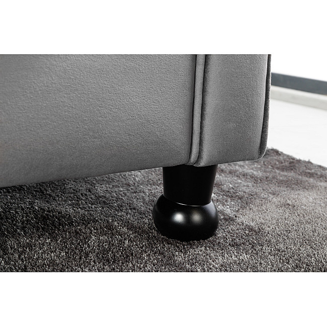 Sedacia súprava 43115 Windsor 3-sedenie Zamat Šedá