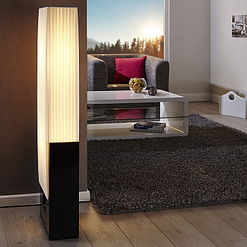 Stojaca lampa 11268 Biela/Čierna - PRODUKT JE SKLADOM U NÁS - 1Ks