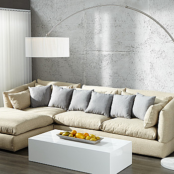 Stojaca lampa 20140 Oblúková Biela