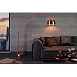 Stojaca lampa 21599 Oblúková Medená