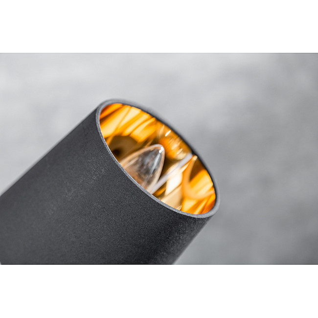 Stojaca lampa 40038 Levels 178cm Čierna - Zlatá