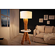 Stojaca lampa 40400 Servant 150cm Prírodná Logan Drevo