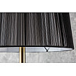 Stojaca lampa 41526 Lux III Čierna-zlatá