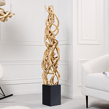 Stojaca lampa 43075 Vigne 150cm Prírodné recyklované drevo