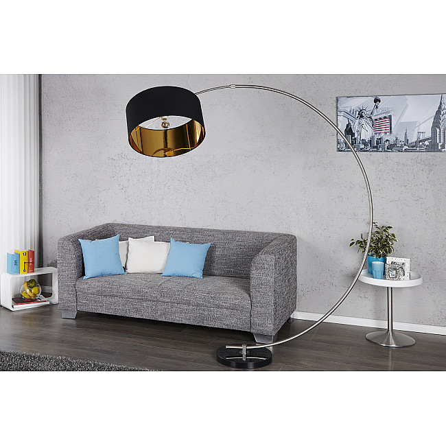 Stojaca lampa 5758 Polkruh Čierna Stojaca lampa 5758 Polkruh Čierna