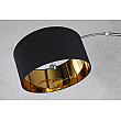 Stojaca lampa 5758 Polkruh Čierna Stojaca lampa 5758 Polkruh Čierna