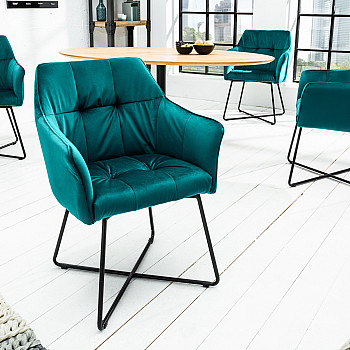 Stolička 41660 Loft Zamat Tyrkisová