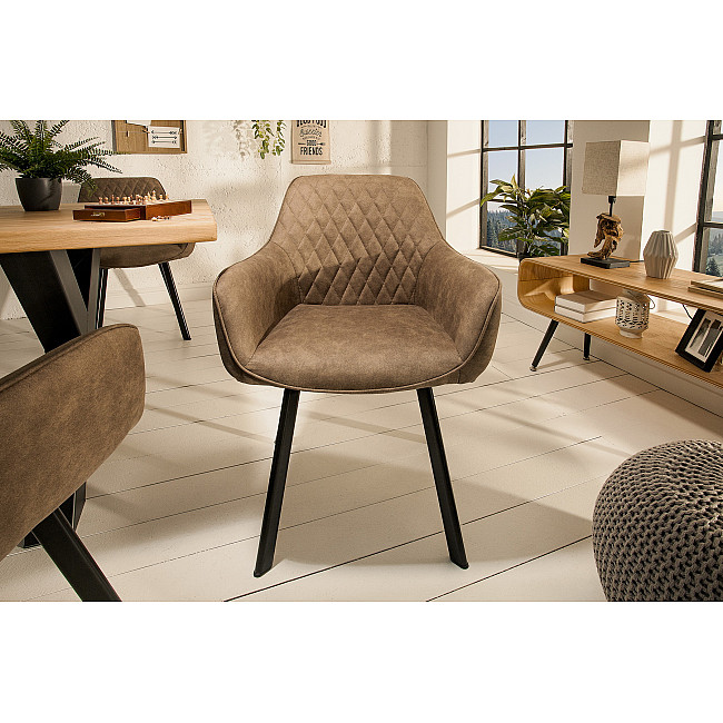 Stolička 39343 Taupe-Sivohnedá