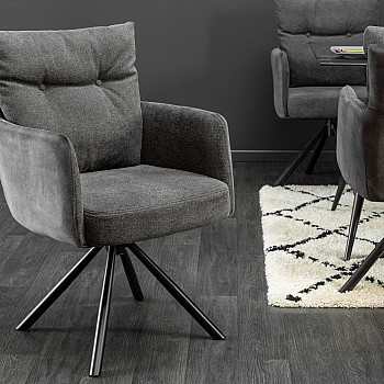 Stolička 40168 Antracit - otočná