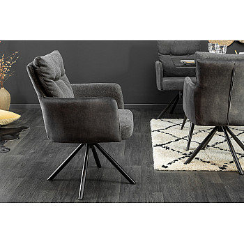 Stolička 40168 Antracit - otočná