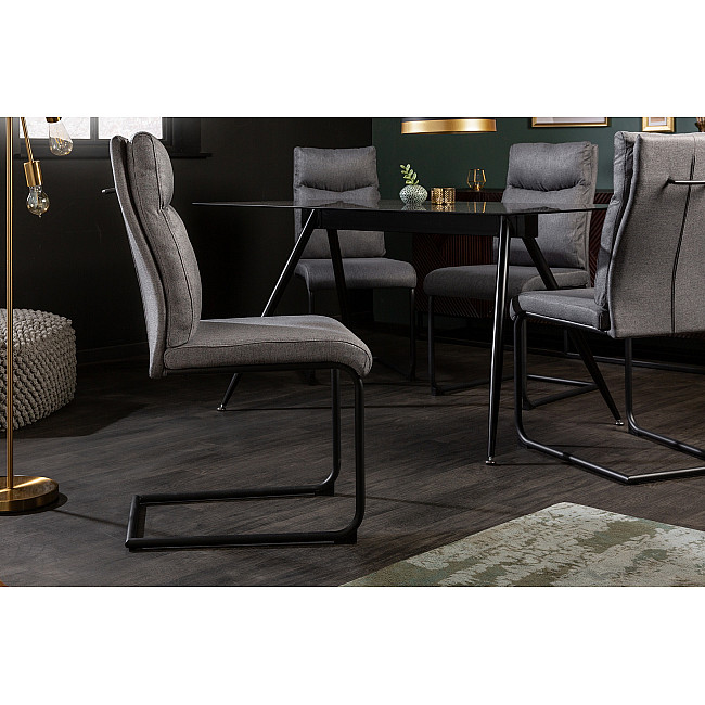 Stolička 41171 Comfort Látka Šedá