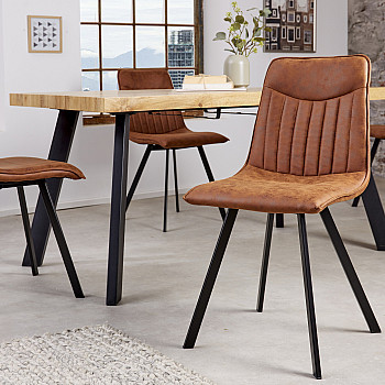 Stolička 41402 Aston Mikrofaser Hnedá