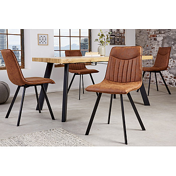 Stolička 41402 Aston Mikrofaser Hnedá