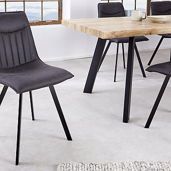 Stolička 41403 Aston Mikrofaser Šedá