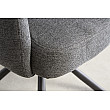 Stolička 42082 George Bouclé látka Tmavošedá