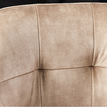 Stolička 42391 Loft Zamat Champagner