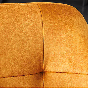 Stolička 42392 Loft Zamat Žltá