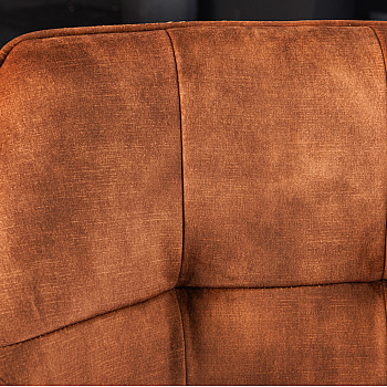 Stolička 42394 Loft Zamat Medenohnedá