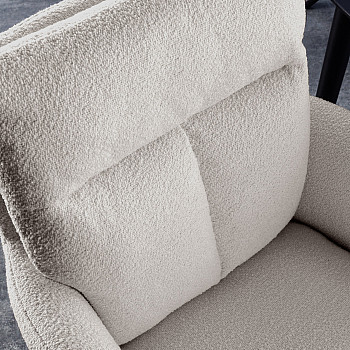 Stolička 42674 George Bouclé látka Béžová